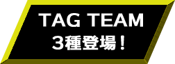 TAG TEAM 3種類登場！