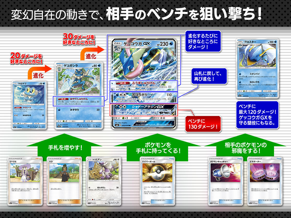 禁断の光 だけで作るゲッコウガgxデッキ ポケモンカードゲーム公式ホームページ