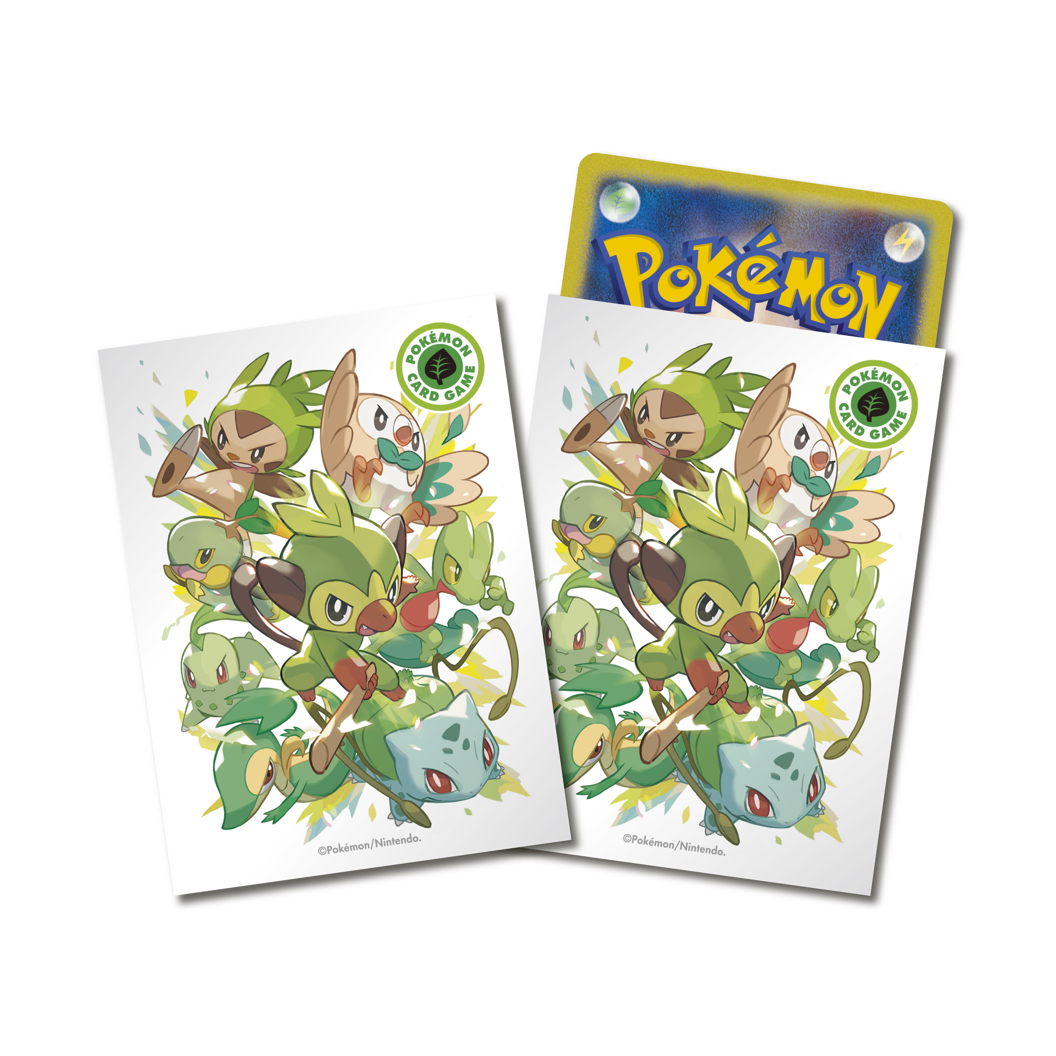 Beautiful Starter Artwork Revealed For Pokemon TCG Sleeves In Japan