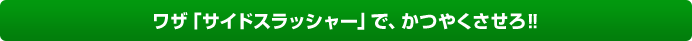 ワザ「サイドスラッシャー」で、かつやくさせろ!!